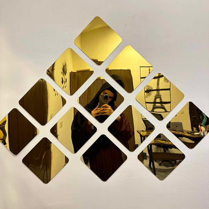 3D Crystals Acrylic Mirrors